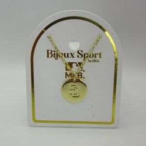 San Diego Padres MLB Baseball Bijoux Sport by Luv AJ Gold Pendant Necklace NWT